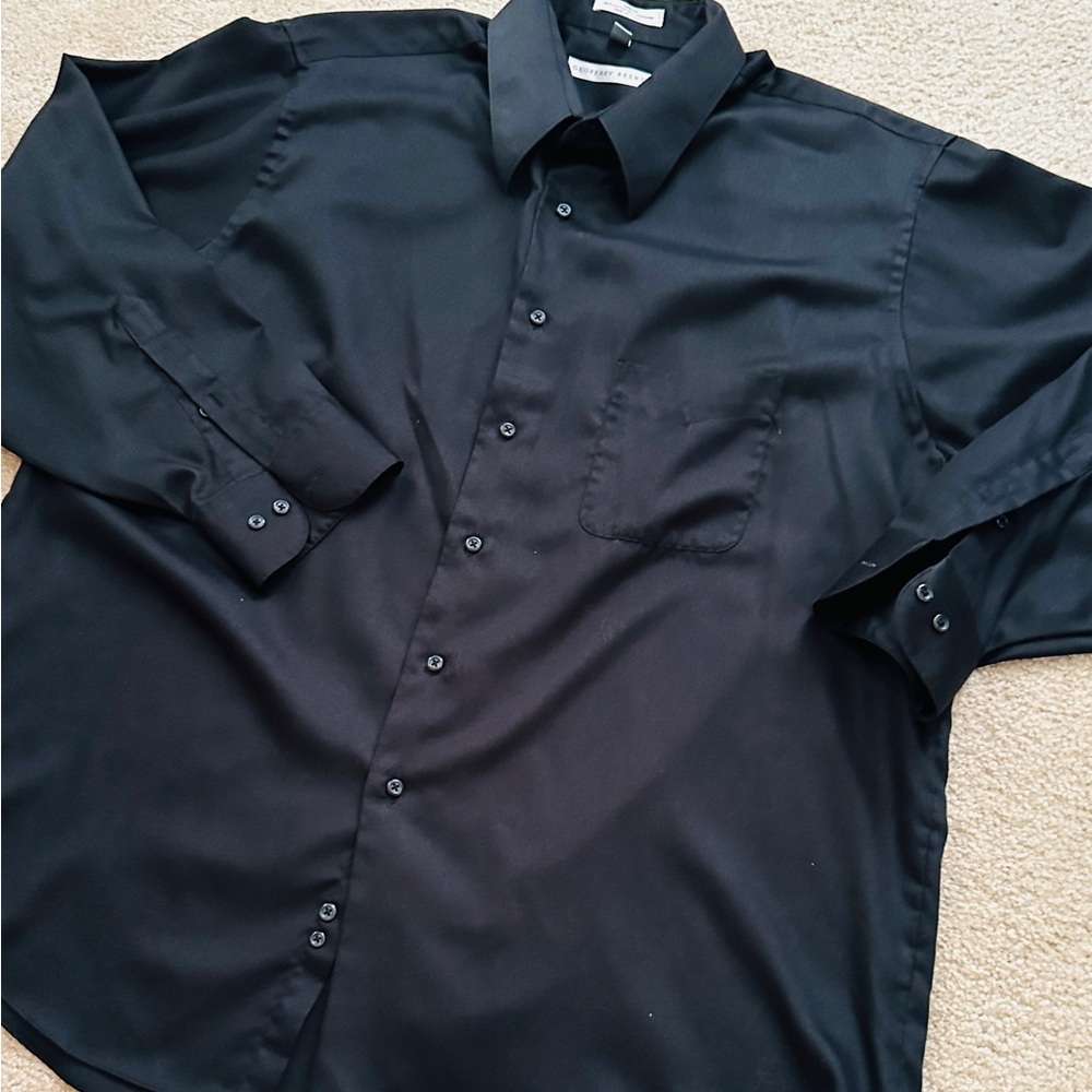 Geoffrey Beene Black Dress Shirt - Picture 3 of 5
